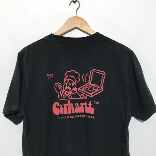 Vintage Black Carhartt Graphic T Shirt - Medium