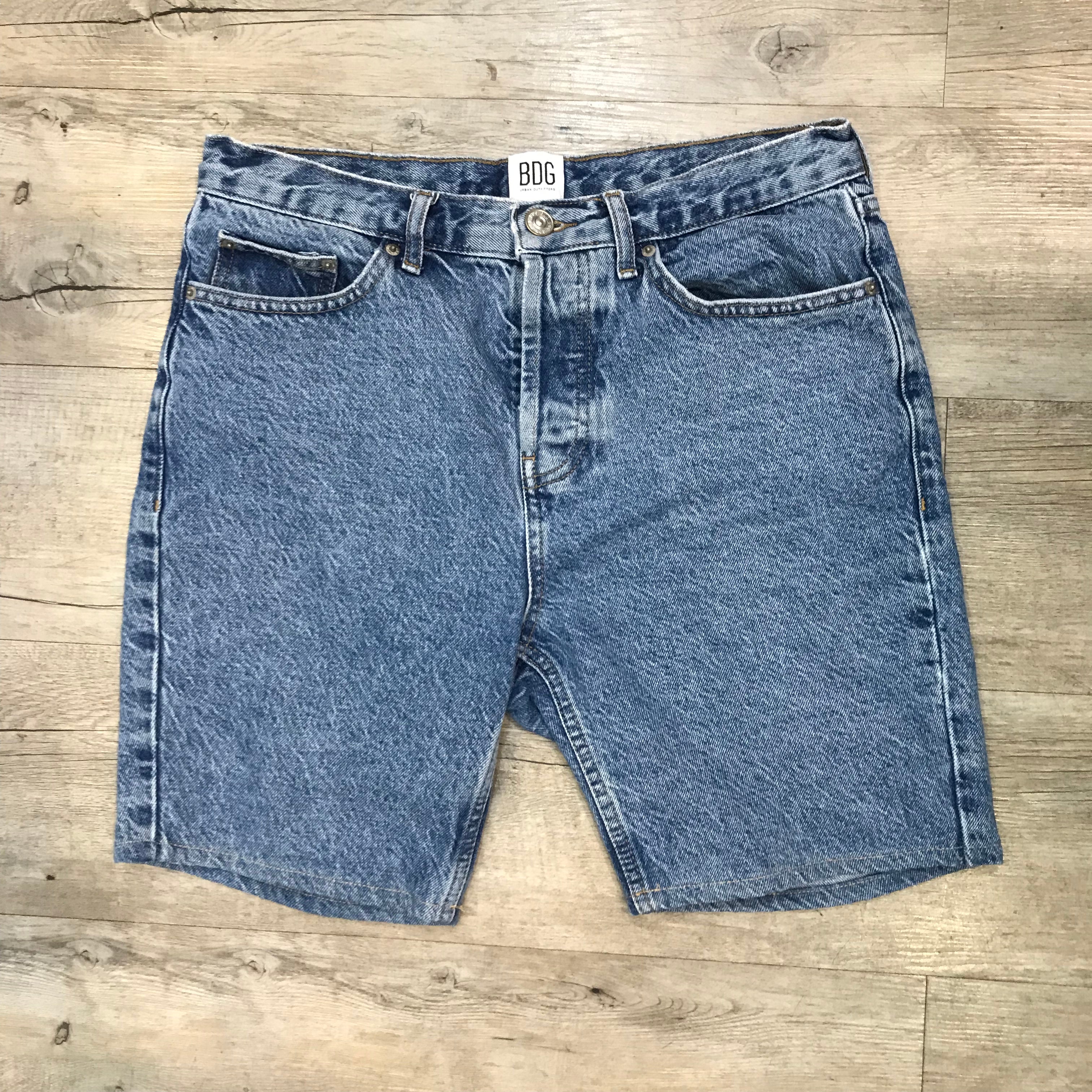 BDG Denim Button Fly Tom Girl Mid Rise Jean Shorts