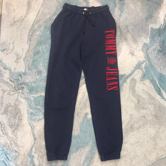 Vintage 90s Navy Tommy Jeans Joggers Jogging Bottoms - Small