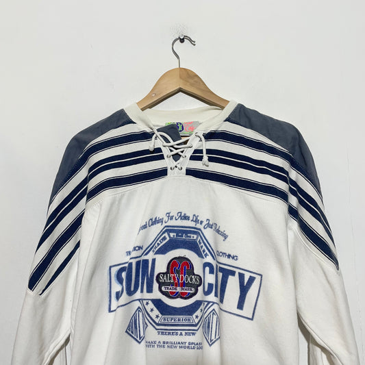 Vintage 80s Sun City Graphic Sweatshirt - Medium