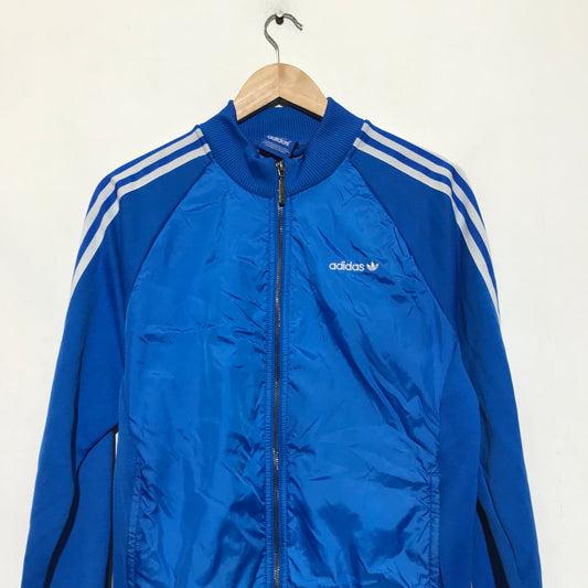 Vintage Blue Adidas Track Jacket - Small