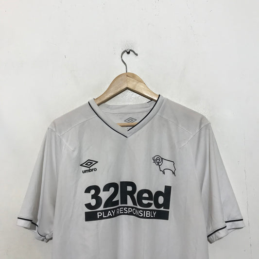 2020-2021 Derby County Football Shirt Umbro Home Kit - XL
