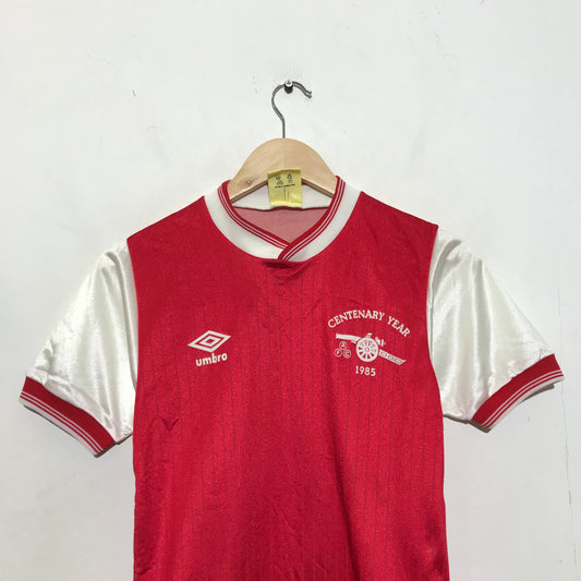 Vintage Centenary 1985/87  Arsenal Shirt Umbro - Small 34/36