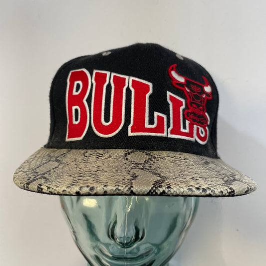 Vintage 00s Black Chicago Bulls Cap NFL - One Size