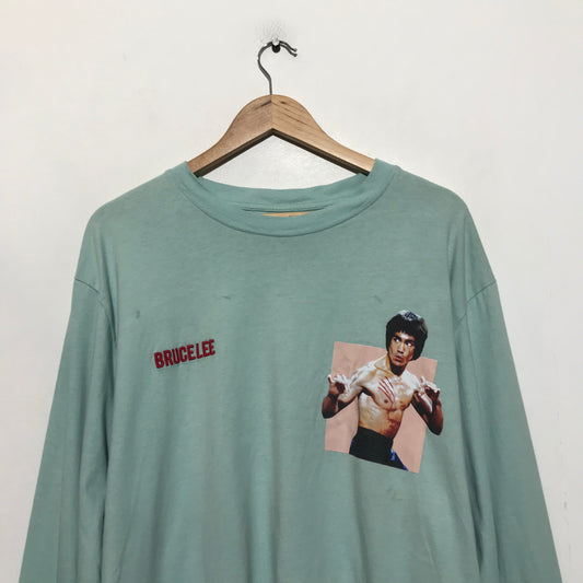 Turquoise Bruce Lee x Shoe Palace Long Sleeve Graphic T Shirt - XXL