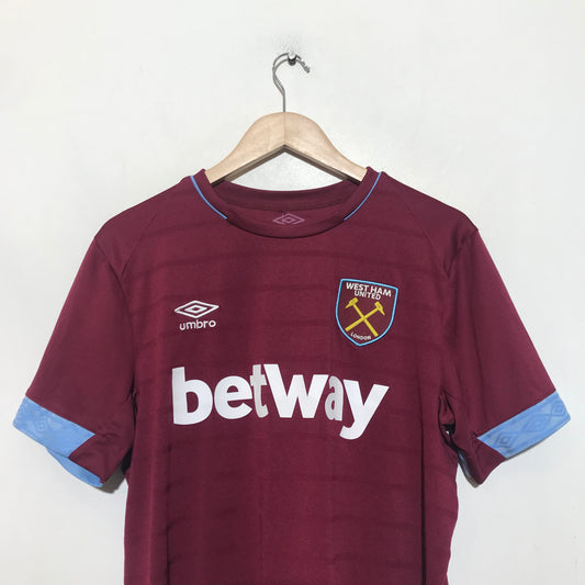 2018-2019 West Ham Shirt Umbro Betway Home Kit - Large