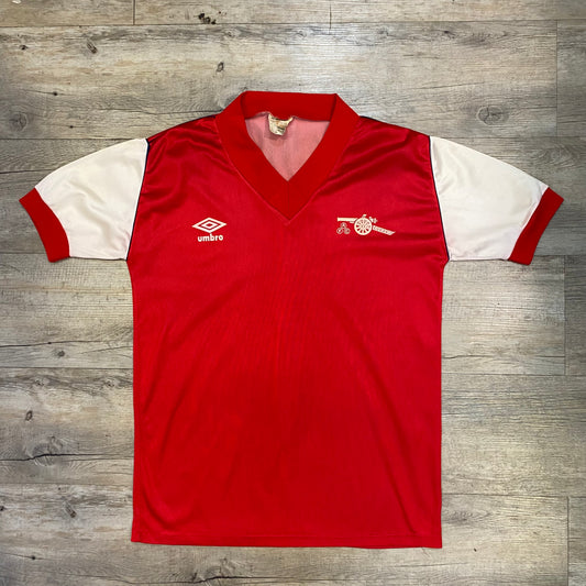 Vintage Original 1982-1984 Arsenal Home Shirt JVC Era Umbro VGC - Small